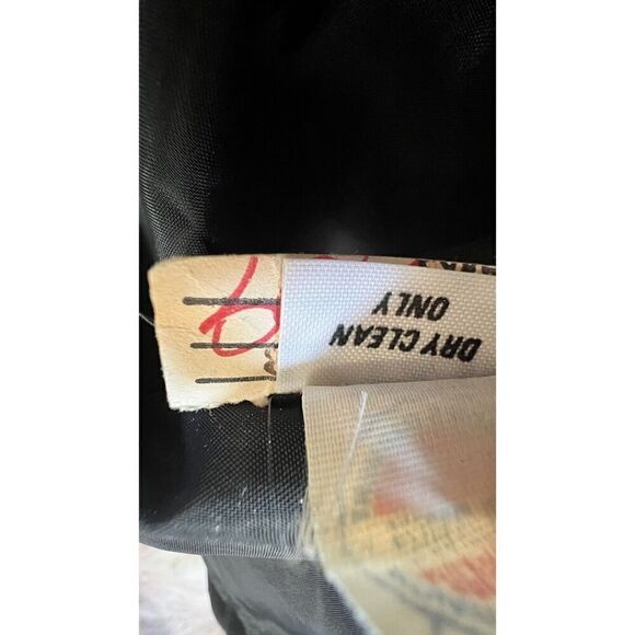 Vintage Albert Nipon Black With Swarovski Crystals Silk Blend Dress  Size 2, USA - Picture 16 of 16